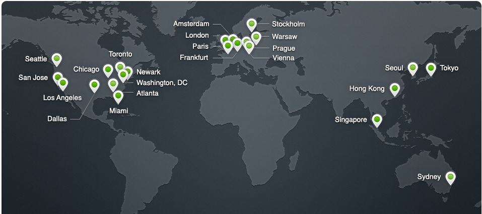 cloudflare cdn sunucu haritasi