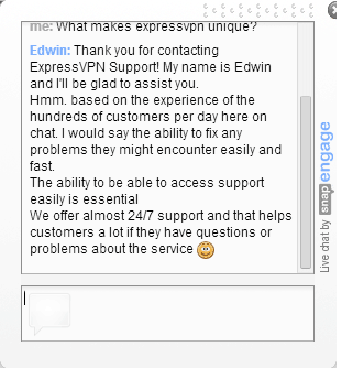 expressvpn müşteri hizmetleri