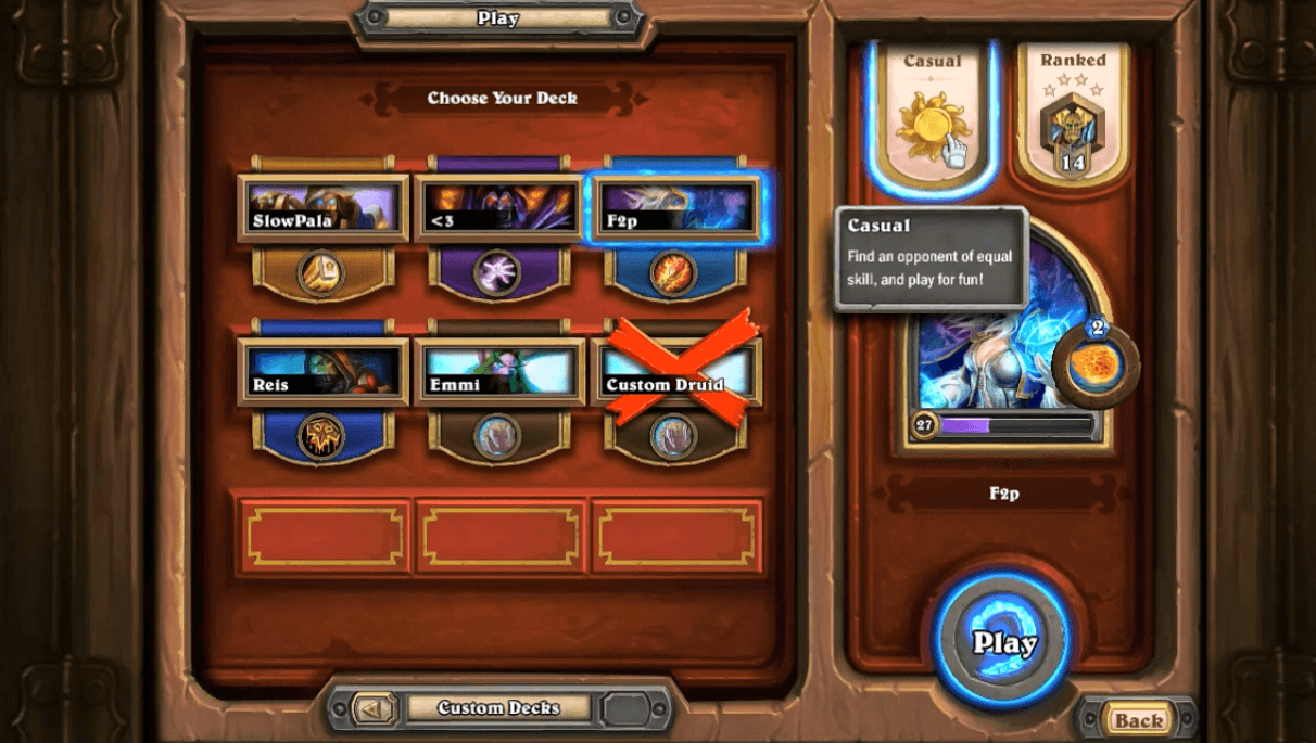 hearthstone özellikler bölümü