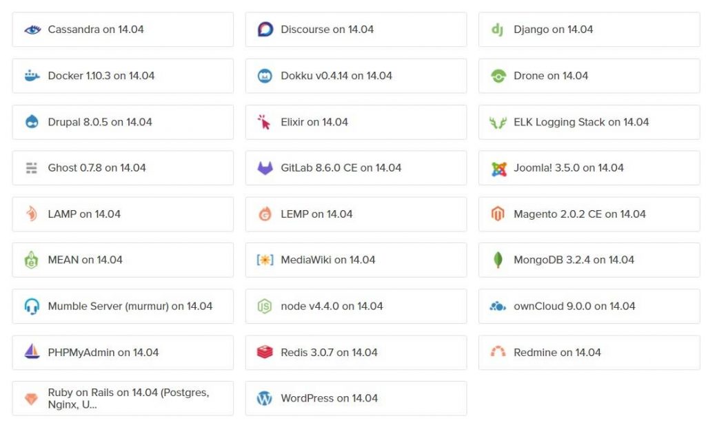 digitalocean içerik yönetim sistemlerini öğrenin.
