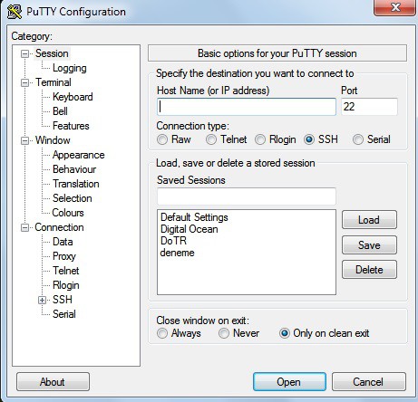 putty-arayuz
