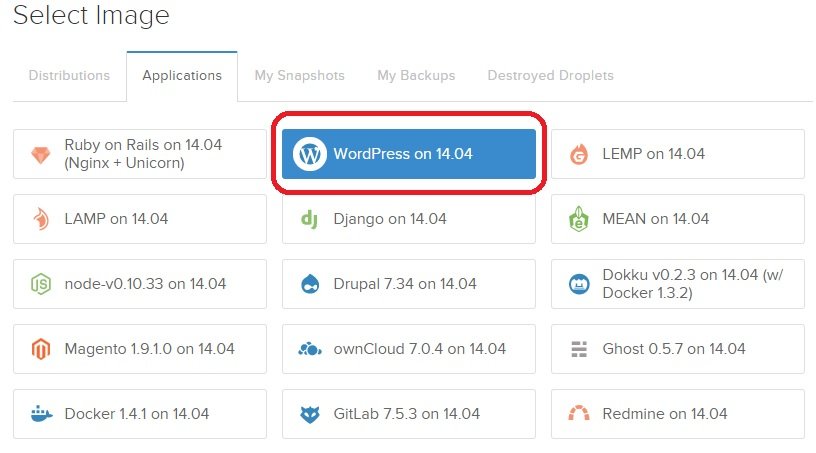 digitalocean wordpress uygulaması kurma