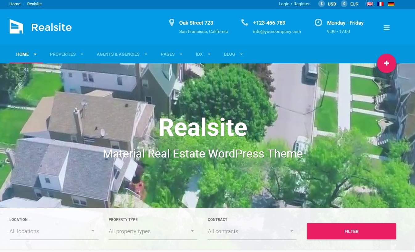 realsite wordpress emlak temasi