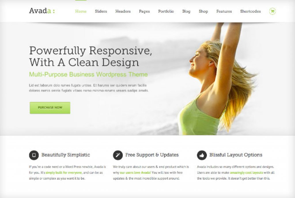avada wordpress kurumsal temasi