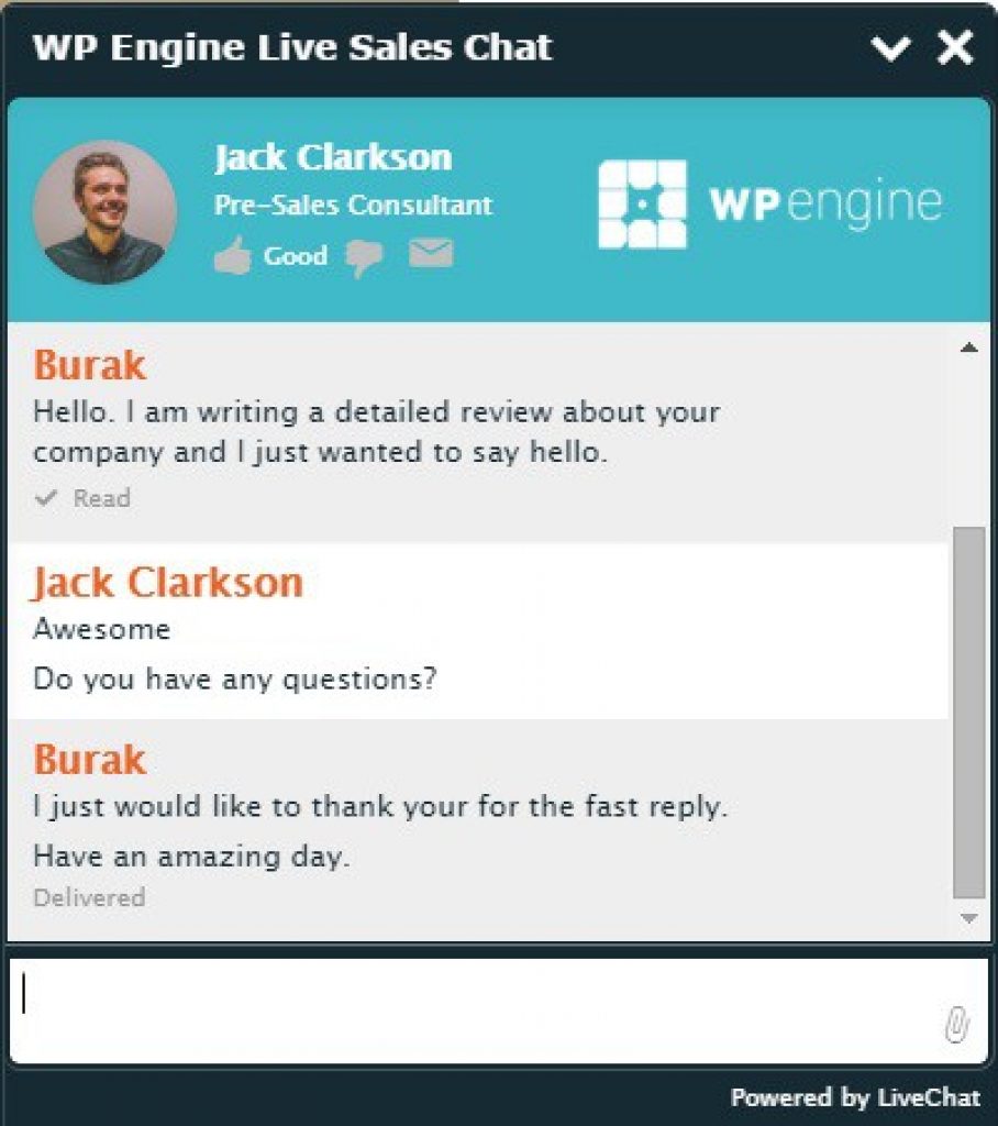 wpengine musteri hizmetleri