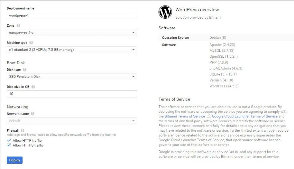 google wordpress kurulumu yaparken düzenlemeler
