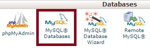 cpanel üzerinde veri tabanı olutşurmak